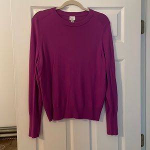 A New Day Purple Lightweight Sweater Size XL Crew Neck
